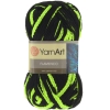 YarnArt Flamenco 329 черно-зеленый 1 упаковка