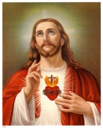 Набор для вышивания Kustom Krafts DAS-006K Набор для вышивания "Святое сердце Иисуса"