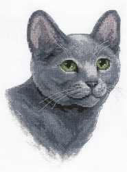 Набор для вышивания Panna Ж-1815 Набор для вышивания Русская голубая кошка
