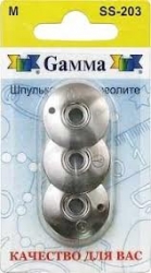 Gamma SS-203 Шпулька для фриволите 3 шт в блистере, купить в интернет магазине Стелла Арт