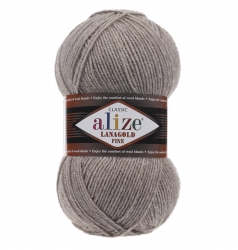 Alize Lanagold fine 207 светло-коричневый - интернет магазин Стелла Арт