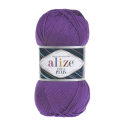 Alize Diva plus 475 фиолетовый - интернет магазин Стелла Арт