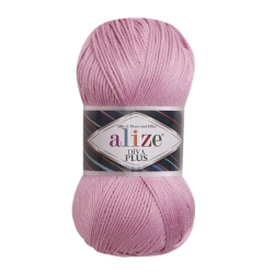 Alize Diva plus 98 розовый - интернет магазин Стелла Арт