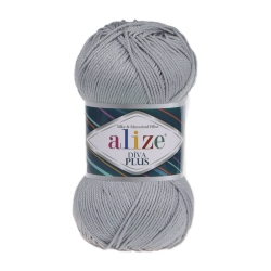Alize Diva plus 21 серый - интернет магазин Стелла Арт