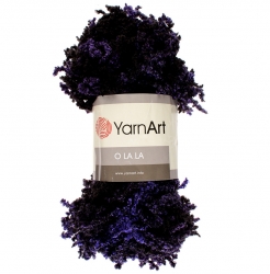 YarnArt O la la 558 чёрно-сиреневый 1 упаковка - интернет магазин Стелла Арт