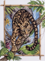 Набор для вышивания Panna Ж-1711 Набор для вышивания Дымчатый леопард
