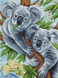 Набор для вышивания Panna Ж-1927 Набор для вышивания Пушистые коалы