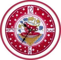Набор для вышивания Panna Ч-1581 Набор для вышивания Часы для уютной кухни