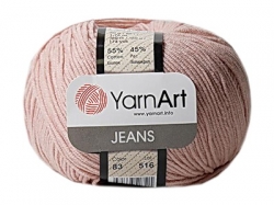 YarnArt Jeans 83 пудра - интернет магазин Стелла Арт
