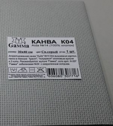 Gamma  K04 Aida 14 100%  30*40 ,  .  -    