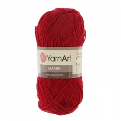 YarnArt Etamin 450 тёмно-красный - интернет магазин Стелла Арт