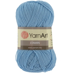 YarnArt Etamin 424 голубой - интернет магазин Стелла Арт