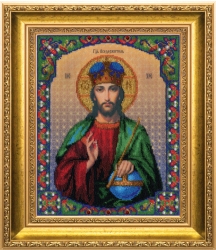 Чарівна Мить Б-1186 Набор для вышивки бисером Икона Господа Иисуса Христа