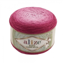 Alize Bella Ombre batik 7405 ярко-розовый