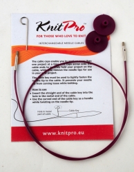 KnitPro 10503 Набор: тросик 76 см (100 см) заглушки и кабельный ключик