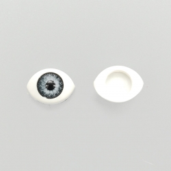 Астра AR1620 Глаза клеевые 8 мм, 10 шт. в упаковке, цвет серый - интернет магазин Стелла Арт