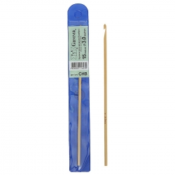 Gamma CHВ Крючок для вязания бамбуковый 15 см №3