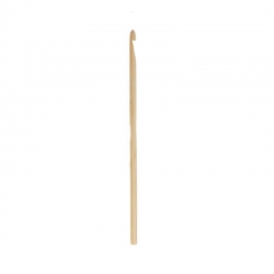 Gamma CHВ Крючок для вязания бамбуковый 15 см №4