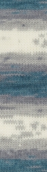 Alize Burcum batik 7640 белый синий серый