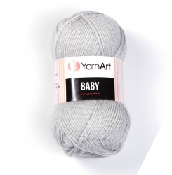 YarnArt Baby 855 светло-серый - интернет магазин Стелла Арт