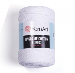 YarnArt Macrame cotton lurex 721  -    