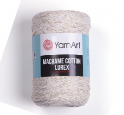 YarnArt Macrame cotton lurex 724 -   -    