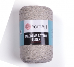YarnArt Macrame cotton lurex 725    -    