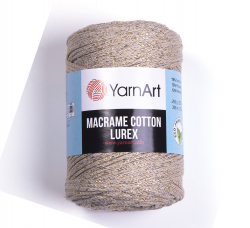 YarnArt Macrame cotton lurex 735    -    