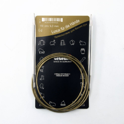 Addi 105-7/6-150 Спицы металлические круговые супергладкие 150 см №6