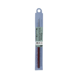 Gamma HP Крючок для вязания 14 см с пластиковой ручкой №1.9