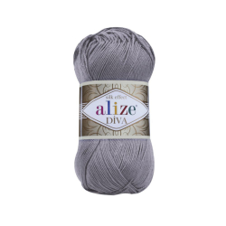 Alize Diva 348 серый