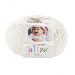 Alize Baby wool 62 молочный