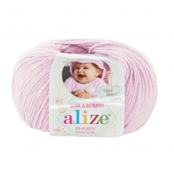 Alize Baby wool 275 сиреневый пудра