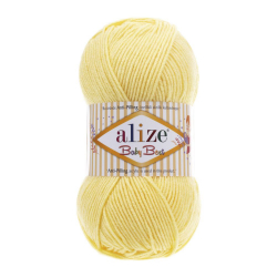 Alize Baby best 250 светло-лимонный - интернет магазин Стелла Арт