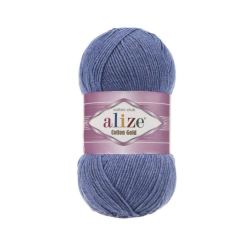 Alize Cotton gold 374 голубой меланж