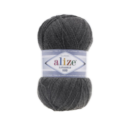 Alize Lanagold 800 цвет 182 средне-серый меланж - интернет магазин Стелла Арт