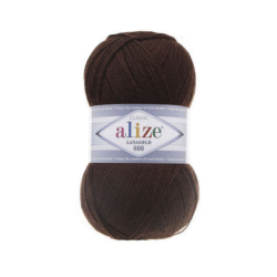 Alize Lanagold 800 цвет 26 коричневый - интернет магазин Стелла Арт