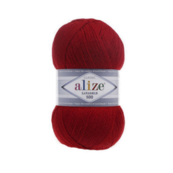 Alize Lanagold 800 цвет 56 красный - интернет магазин Стелла Арт