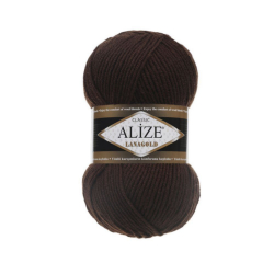Alize Lanagold classic 26 коричневый - интернет магазин Стелла Арт