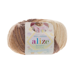 Alize Baby wool batik 3050 бежевый