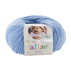 Alize Baby wool 40 голубой