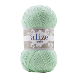 Alize Bella 100 цвет 266 зеленый (мята) - интернет магазин Стелла Арт