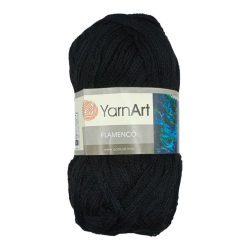 YarnArt Flamenco 274 черный 1 упаковка - интернет магазин Стелла Арт