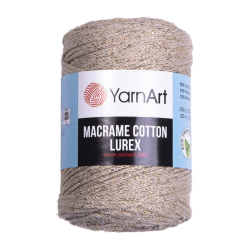YarnArt Macrame cotton lurex 735    -    