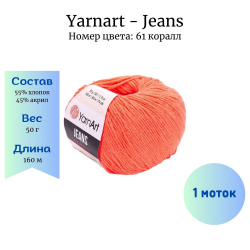YarnArt Jeans 61  1  -    