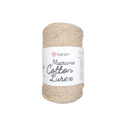 YarnArt Macrame cotton lurex 735    -    