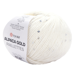 YarnArt Alpaca Gold Paillettes 9301  -    