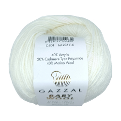 Gazzal Baby wool 801 ����� - �������� ������� ������ ���