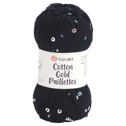 YarnArt Cotton Gold Paillettes 7101  -    