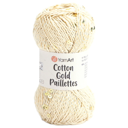 YarnArt Cotton Gold Paillettes 7103  -    